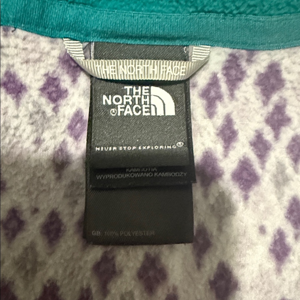 💜 **The North Face Women’s Mistyescape ¼ Zip Fleece Pullover – Medium** 💜 - Picture 6 of 8